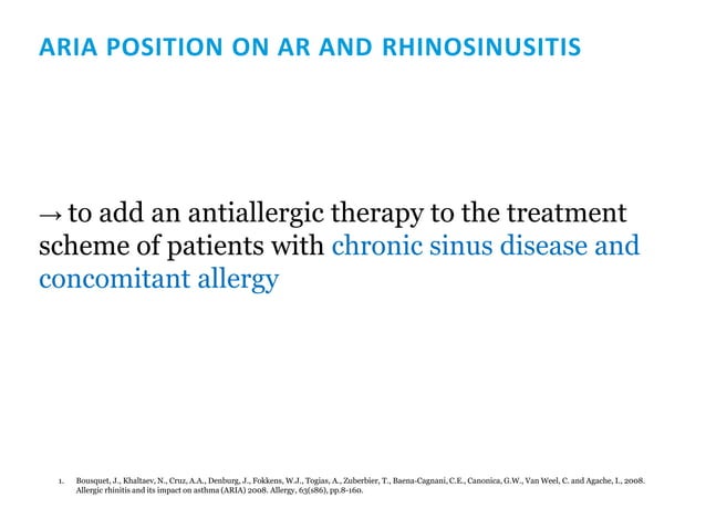4 Allergic Rhinitis & URTI Allergic rhinitis – definition Burden and ...