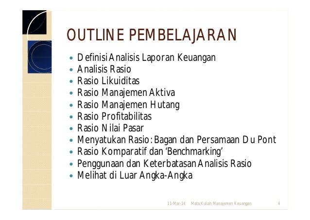 Analisis Laporan Keuangan
