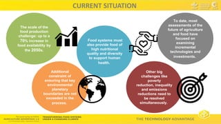 Technology Advantage Transformation Initiative - Ana Maria Loboguerrero CGIAR Research Program on Climate Change, Agriculture and Food Security