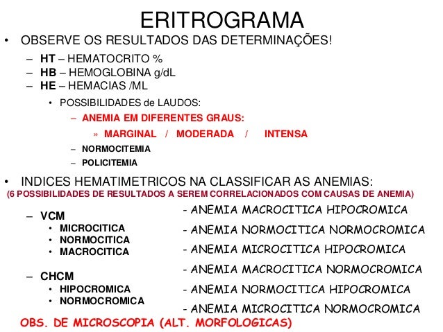 anemia normocitica hipocromica