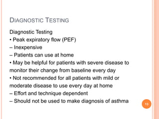 Pef Testing 4anesthesia astma | PPTX