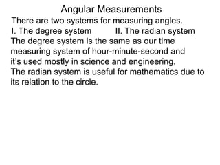 Angular Measuring System 4 angular measurements nat-e | PPTX