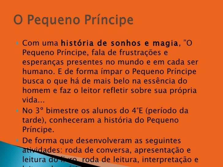 "O Pequeno Príncipe"