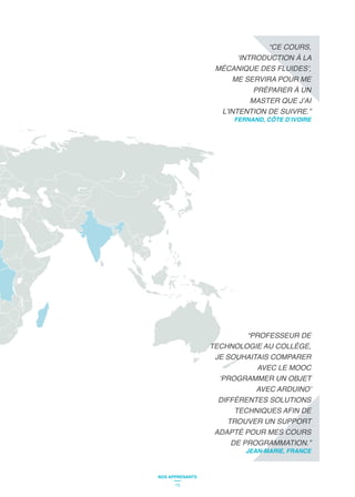 JEAN-MARIE, FRANCE
13
NOS APPRENANTS
 