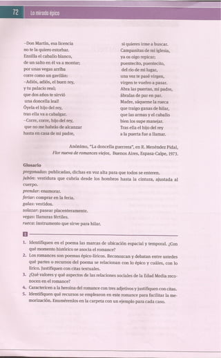 4° año   la épica