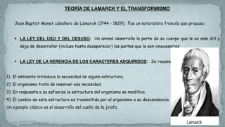 Evolucion de los seres vivos | PPTX