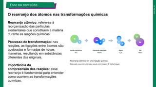 Understanding Chemical Transformations: Reactions, Evidence, and Atomic ...