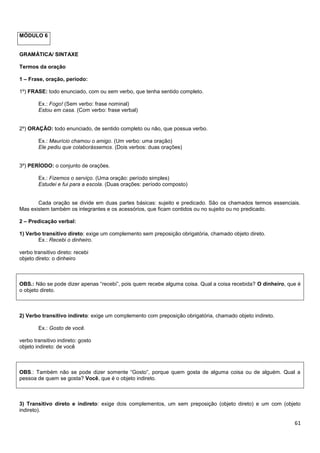 Gramática em Inglês, PDF, Relações sintáticas