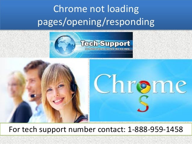 1-888-959-1458 Chrome not loading pages/opening/responding