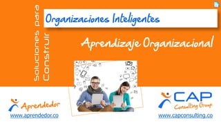 www.capconsulting.co 
Soluciones para 
Construir 
Aprendizaje Organizacional 
Organizaciones Inteligentes 
www.aprendedor.co  