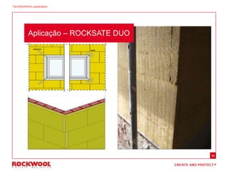 36
Aplicação – ROCKSATE DUO
The ROCKWOOL presentation
 