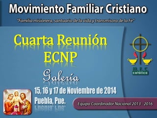 Cuarta Reunión 
ECNP 
 