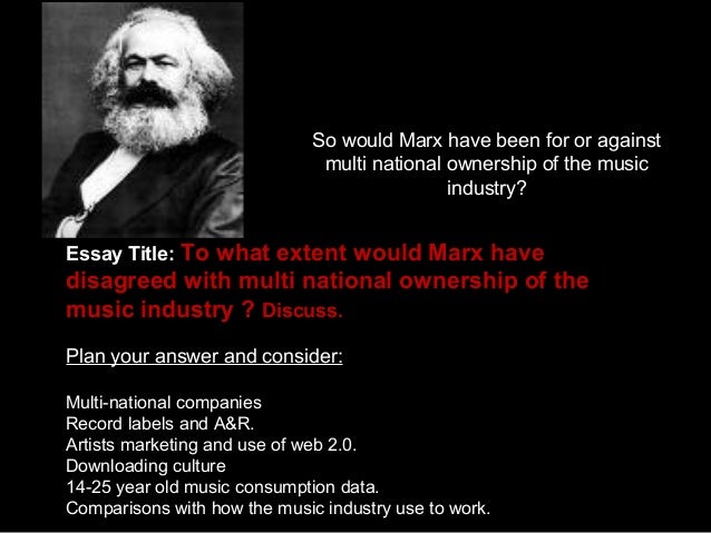 Essay about music industry