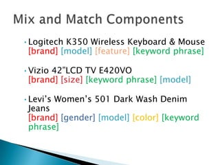 Figure out what’s relevant to your products