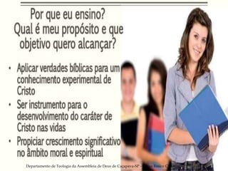 Departamento de Teologia da Assembleia de Deus de Caçapava-SP - Curso Básico CETADEB 14
 