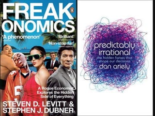 Single obscure statistic.
Freakonomics cover

 