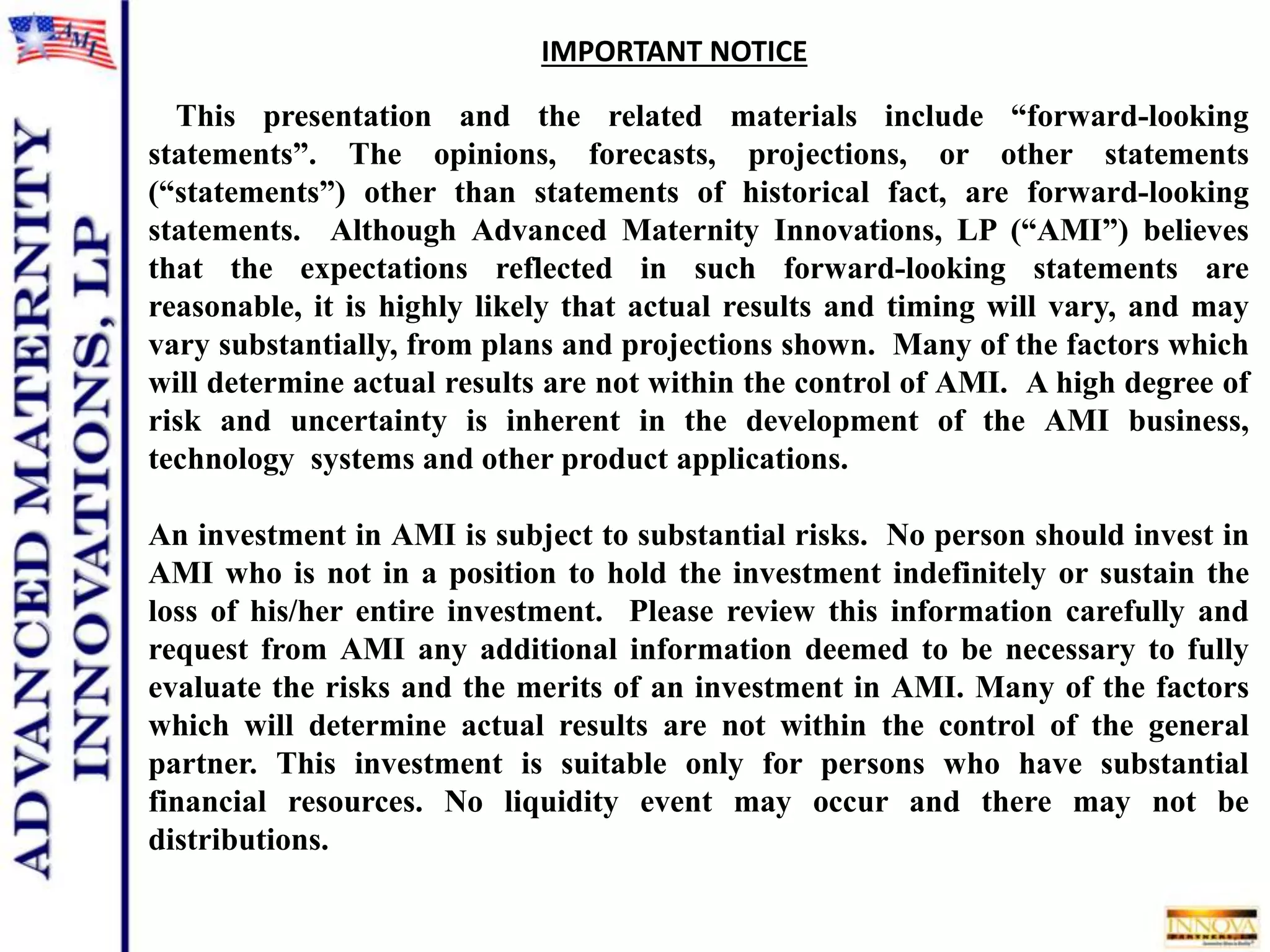 AMI Solution Presentation | PPTX