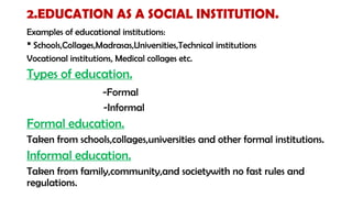 4b).EDUCATION AND RELIGION AS SOCIAL INSTITUTIONS..pptx
