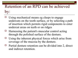 Dental Retainers - Indications and Advantages.ppt