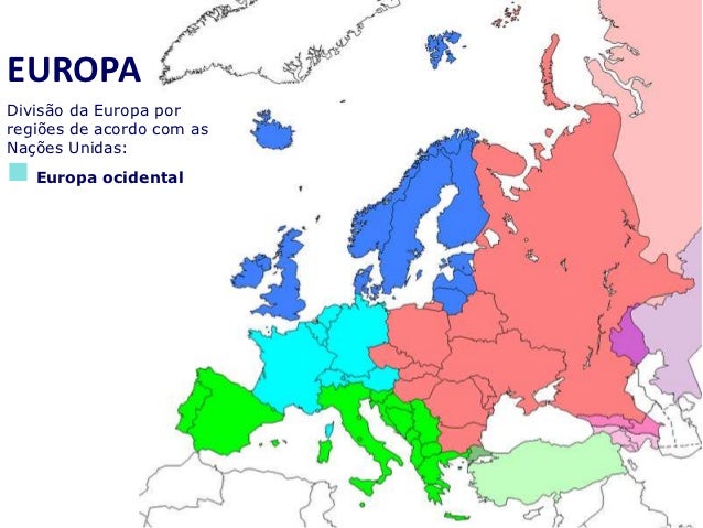 Geografia da Europa - Geografia Política - Europa Ocidental