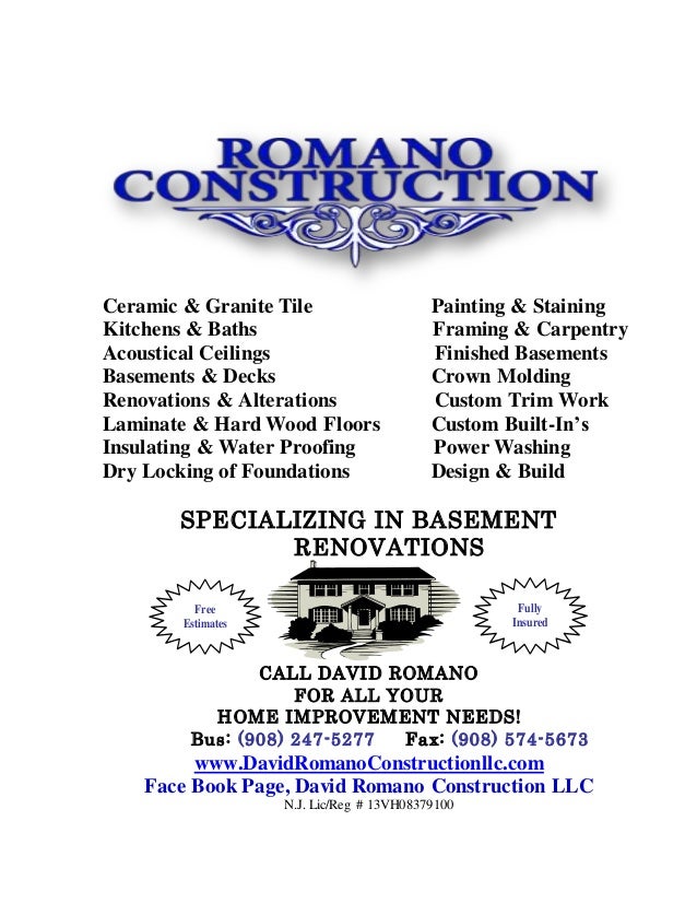 specializing in basement flyer blue basement flyer