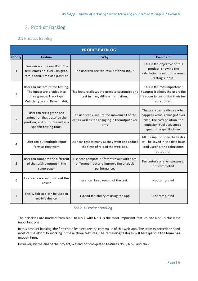 Group assignment example image