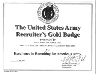 Recruiter Gold Badge Cert