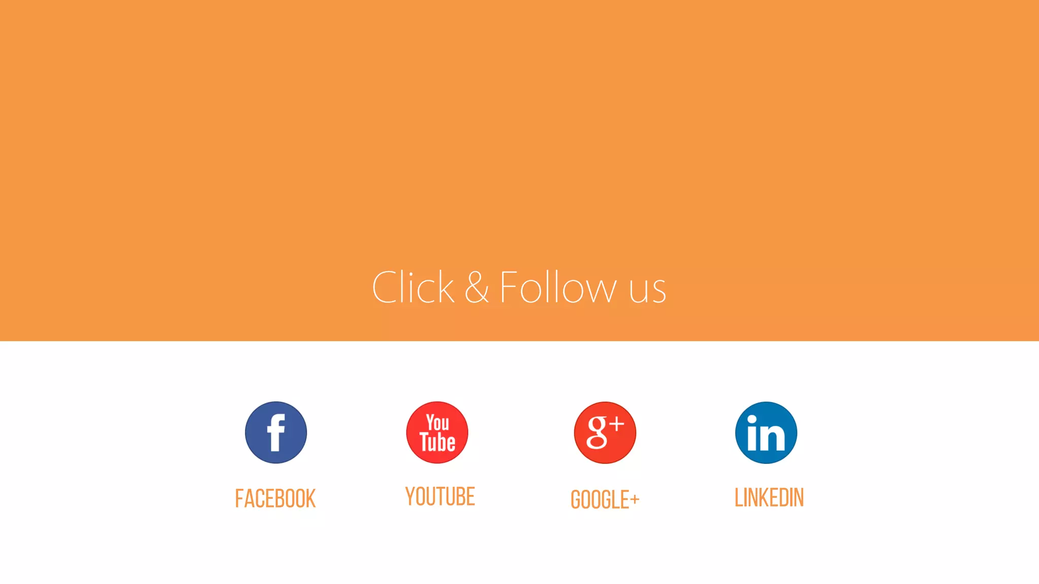 FACEBOOK YOUTUBE GOOGLE+ LINKEDIN
 