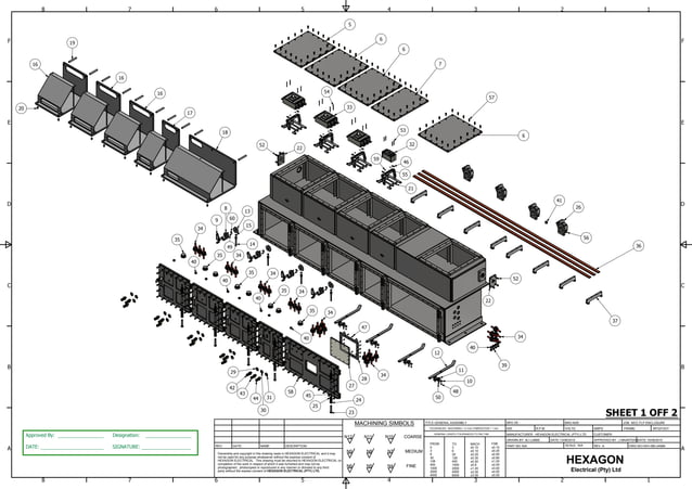 HEX-090-2408A GENERAL ASSEMBLY SHEET 1 OFF 2 | PDF