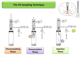 Injection
Phase
The HS Sampling Technique
Pressurization
Phase
Thermostatting
Phase
 