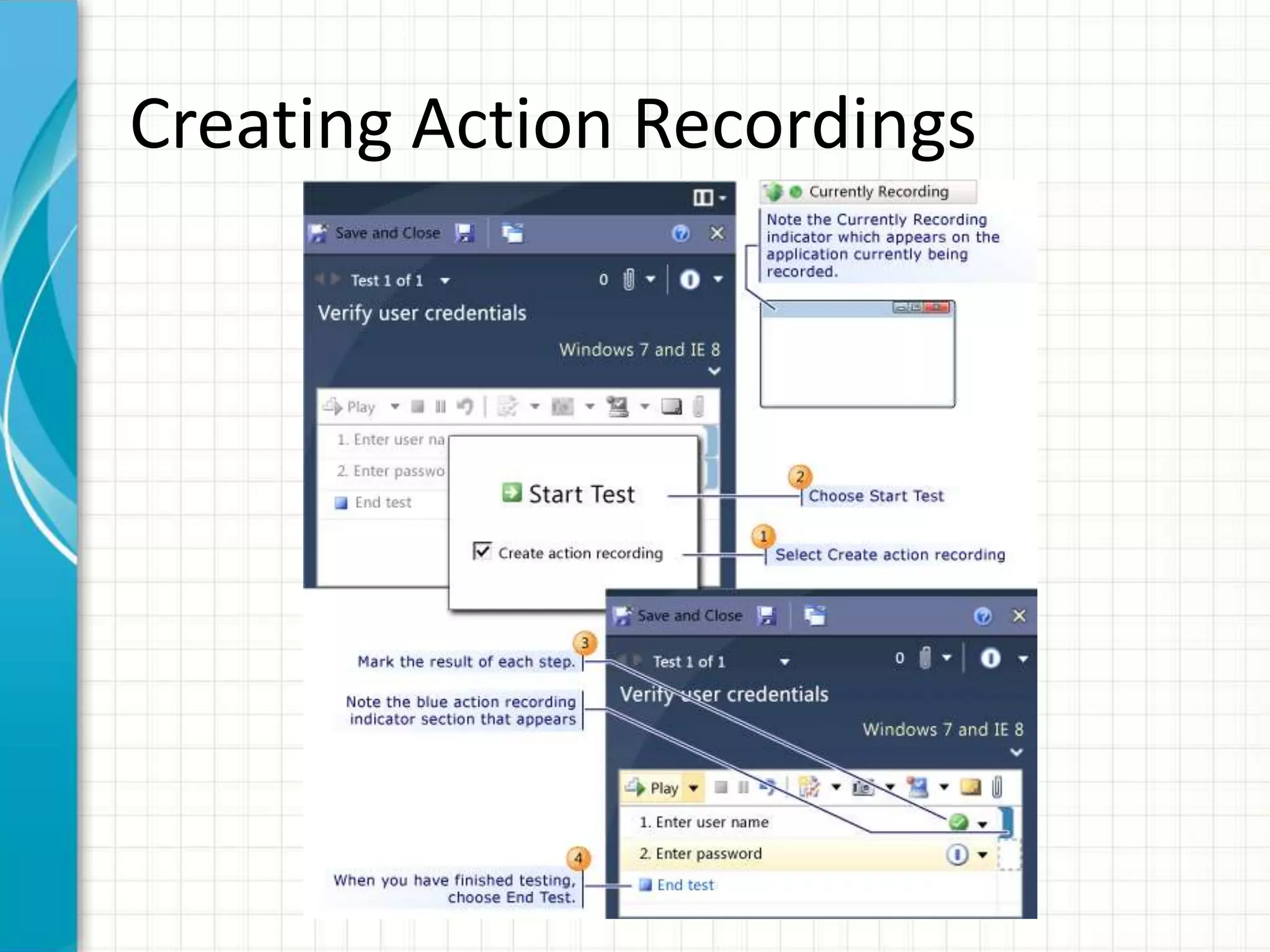 Creating Action Recordings
 