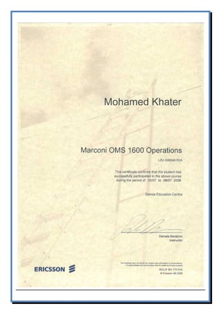 Eng.Mohamed Khater C.V.