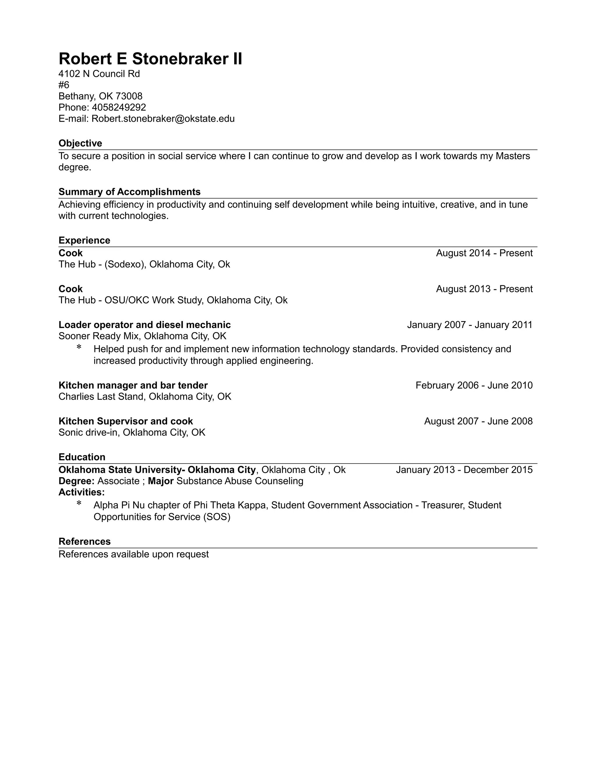 Accomplishment Resume PDF - Accomplishment Resume 1 2048 