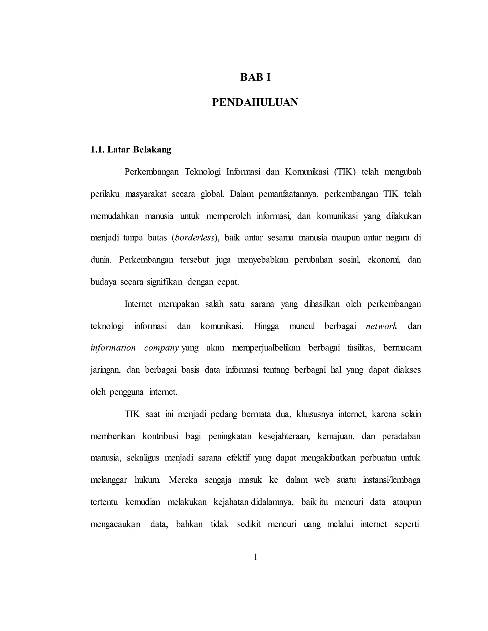 Makalah Cybercrime dan Cyberlaw | PDF