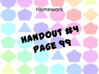 HomeworkHandout #4Page 99