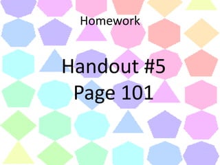 HomeworkHandout #5Page 101