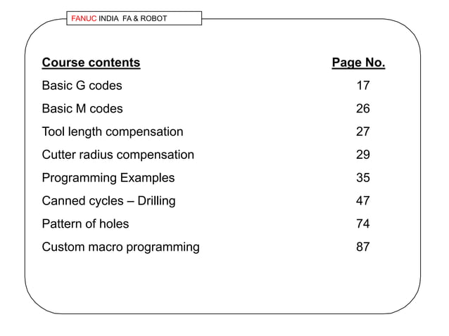 4 basic cnc programming milling | PPT