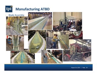Manufacturing 
ATBD 
› Blade 
Assembly 
August 
26, 
2014 
| 
Page 
20 
 