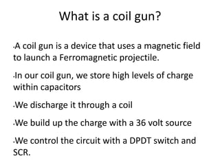 Coil Gun Math Coil Gun | PPTX