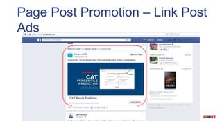 Page Post Promotion – Link Post
Ads
 