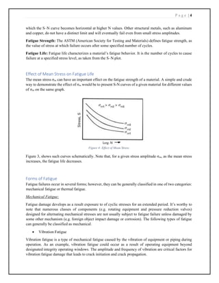 A case study on Fatigue failure analysis. | PDF