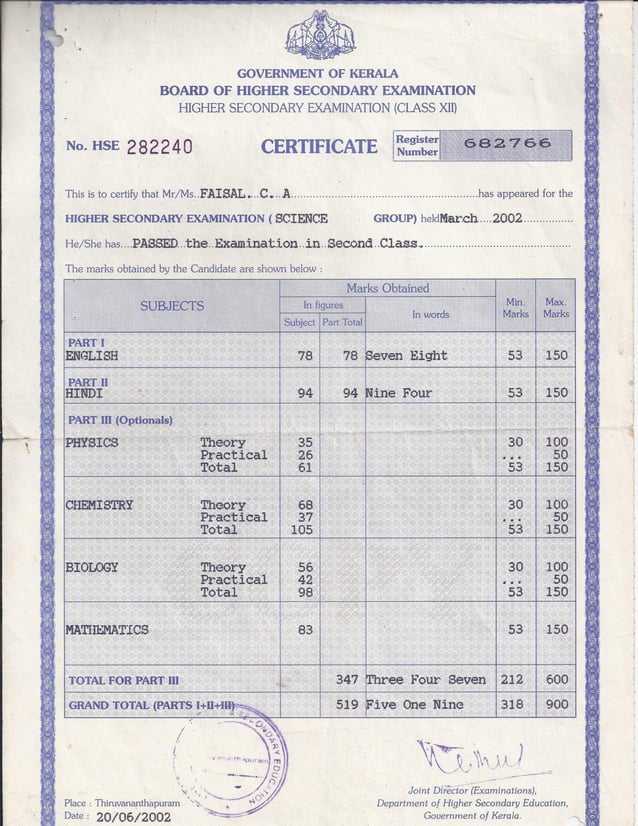 Plus Two Certificate plus-two-certificate