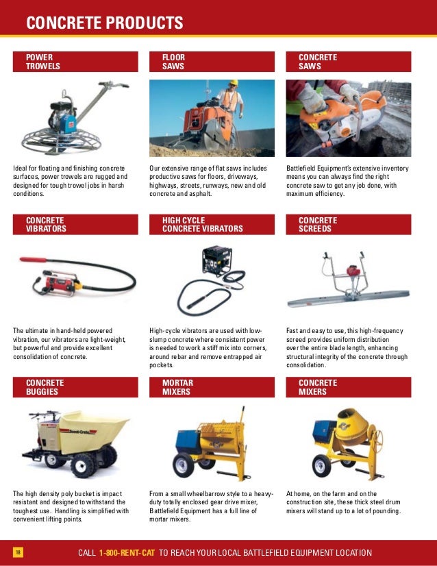 Battlefield Rental & Supply Catalogue