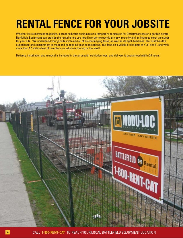 Battlefield Rental & Supply Catalogue