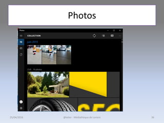 Photos
25/04/2016 @telier - Médiathèque de Lorient 36
 