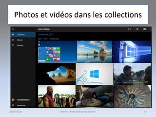 Photos et vidéos dans les collections
25/04/2016 @telier - Médiathèque de Lorient 37
 