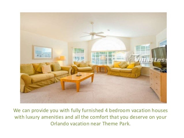 4 Bedroom Vacation Rental Home In Orlando
