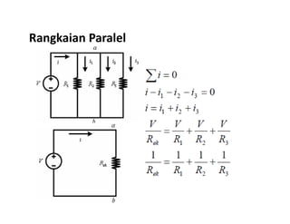 Rangkaian Paralel
 