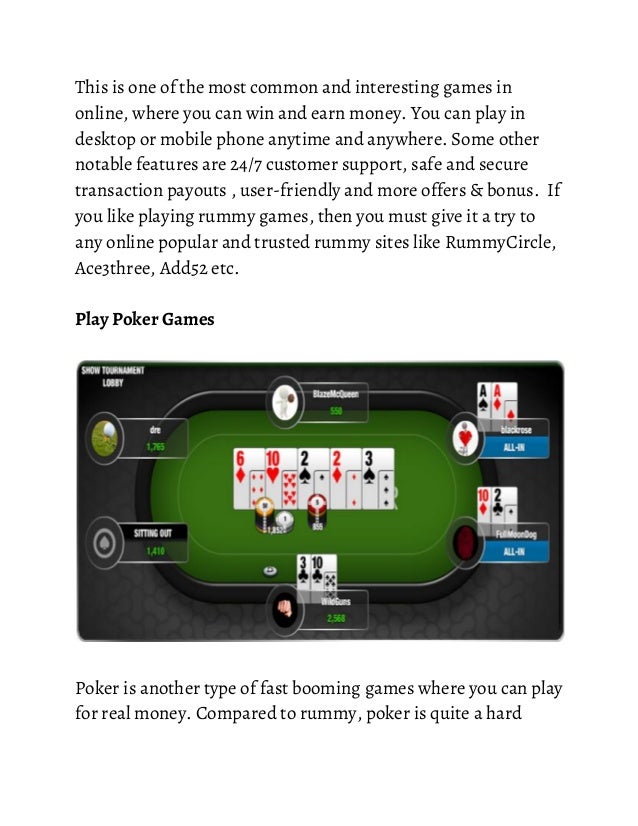 Games to earn money apps