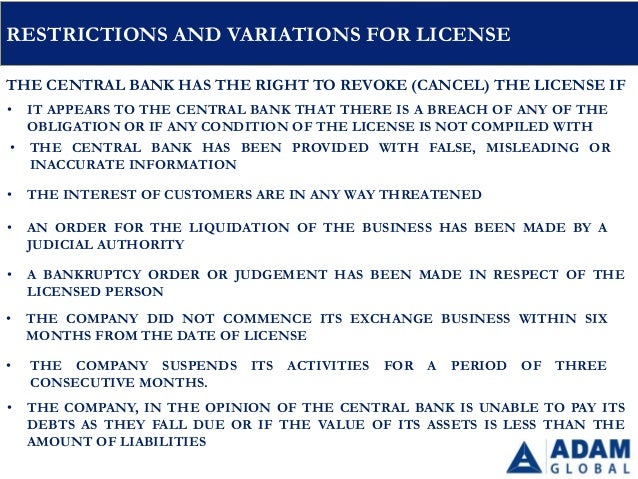 Forex license dubai